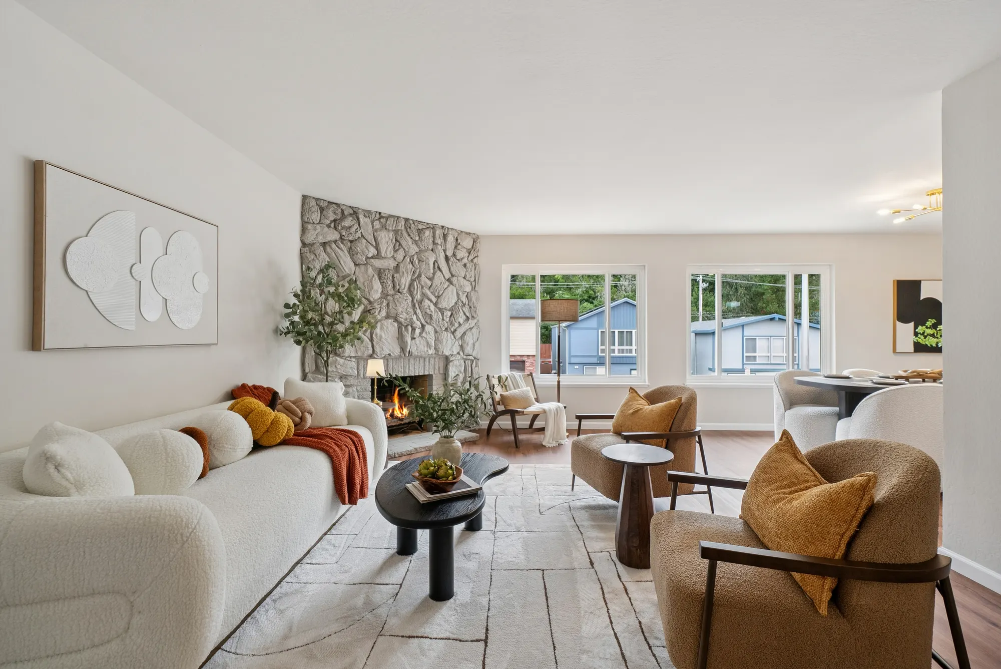 Professionally staged interior at 37 Canterbury Ave, Daly City by AAA Homes — 015 37 canterbury avenue.84316.p2k.008 fire.print