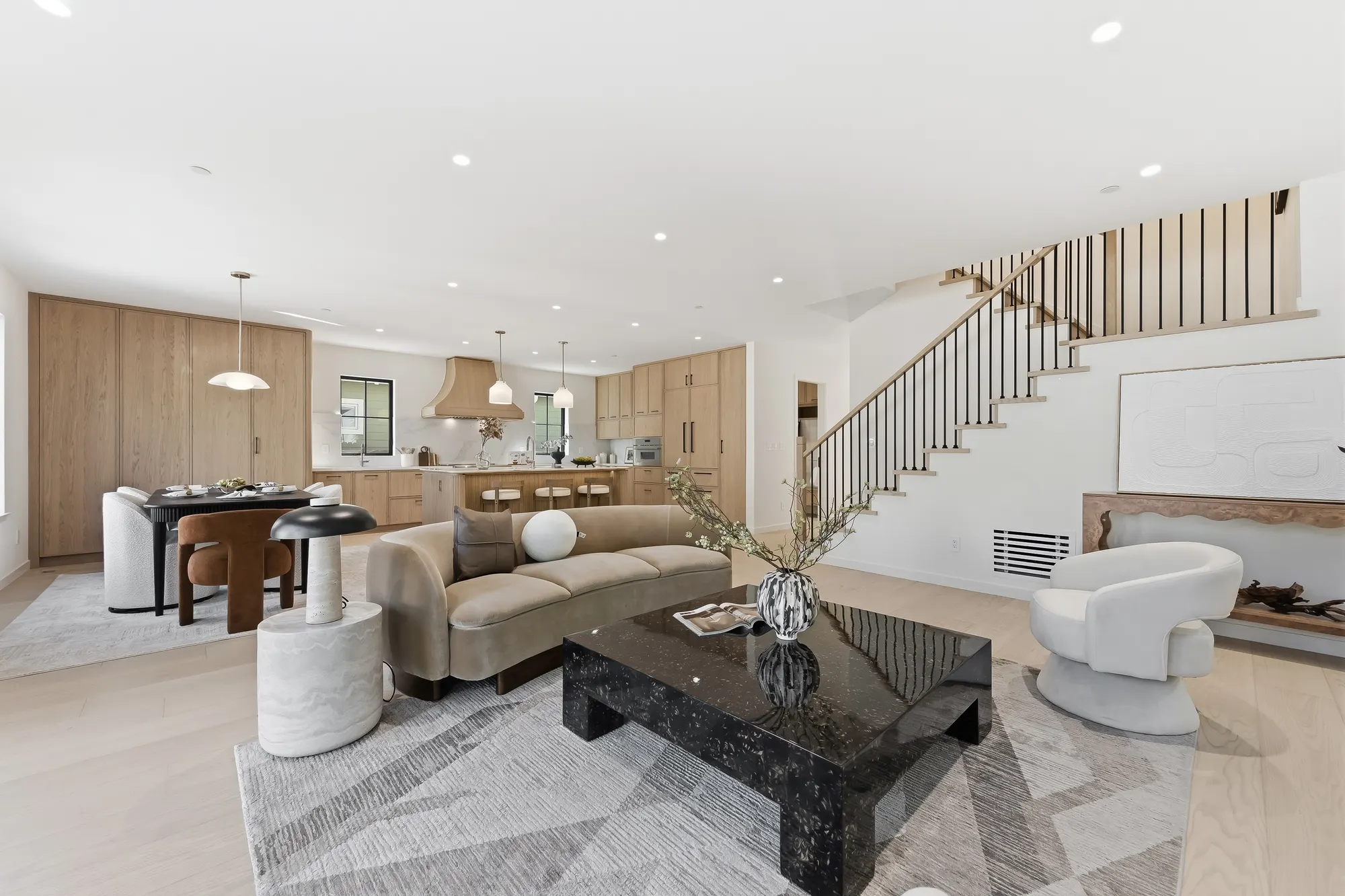 Professionally staged interior at 114 Bayswater Ave, Burlingame by AAA Homes — Photo 4